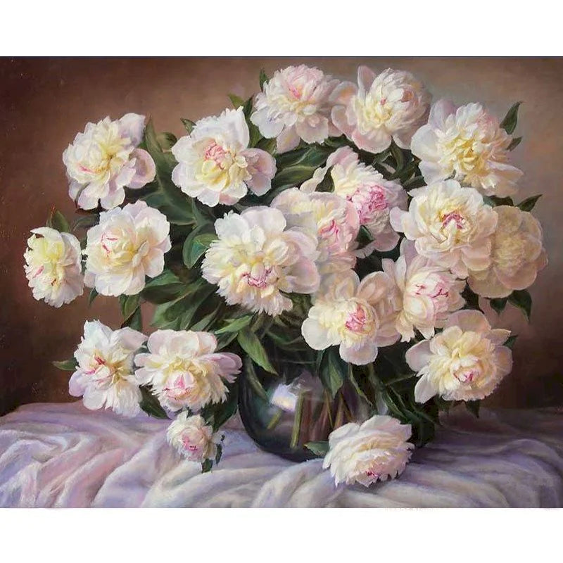 Flower & Woman Paint By Numbers Kit